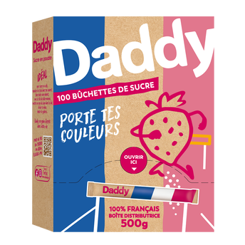 Image de Bûchettes sucre poudre DADDY, boîte de
