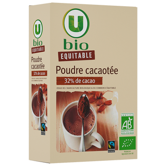 Image de U BIO
Poudre cacaotée 32% de cacao  étui de