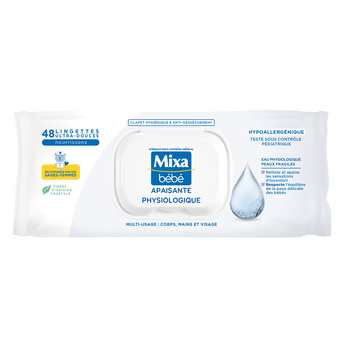 Image de Lingettes Physio Bébé MIXA