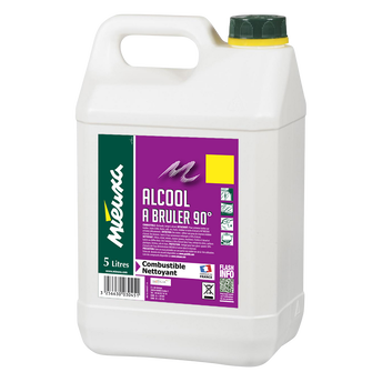 Image de Alcool à brûler 90°, 5 litres
