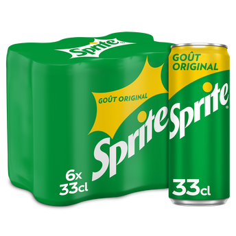 Image de Soda SPRITE Citron - Citron Vert - Pack canettes