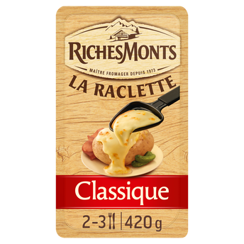 Image de Fromage à raclette nature RICHESMONTS - 16 tranches
