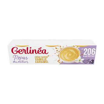 Image de Coupelle Crème vanille repas minceur GERLINEA  - x 3