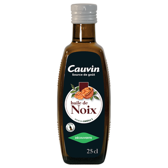 Image de Huile de noix CAUVIN, bouteille de