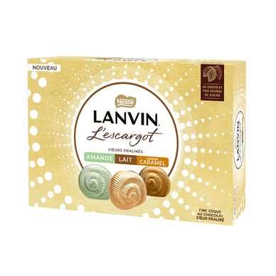 LANVIN L'escargot Trio lait amande caramel 362G - Super U, Hyper U