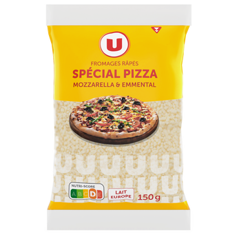 Image de U
Mélange de fromages râpés Spécial pizza 25%MG - Sachet