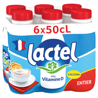 Image de Lait entier Vitamine D LACTEL