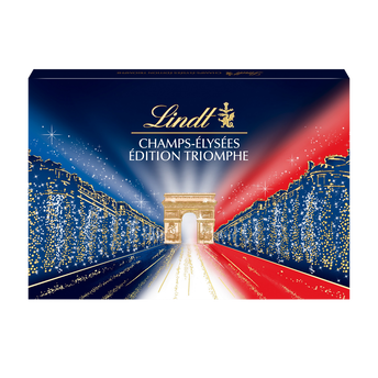 Image de Assortiment Confiserie Chocolat Champs-Elysées Edition Triomphe 44 bouchées LINDT boîte