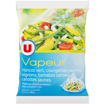 Image de U
Melange mediterraneen (Vapeur haricot vert, courgettes