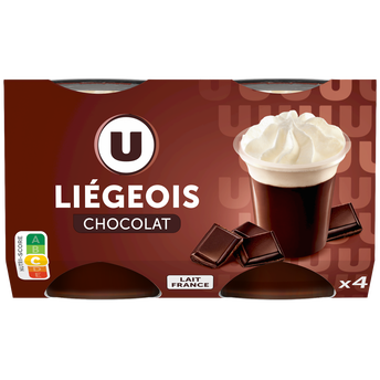 Image de U
Dessert liégeois chocolat et crème fouettée