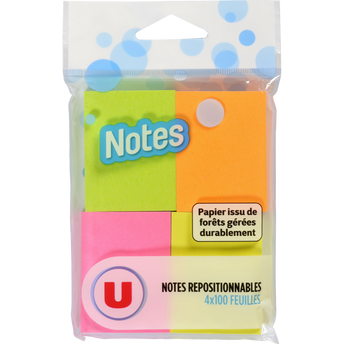 Image de U
Note repositionnable 38x51cm, 100 feuilles, 4