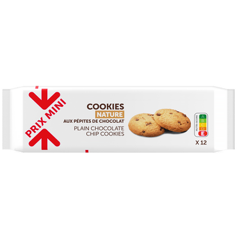 Image de Cookies nature pépites chocolat PRIX MINI