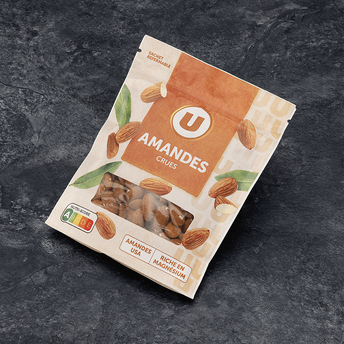Image de U
Amandes décortiquées crues, sachet