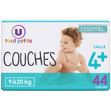 Couches douce nature LOTUS BABY T4x37 - Super U, Hyper U, U Express 