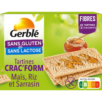 Image de Tartines Maïs Riz Sarrasin Sans Gluten GERBLE - 6x8