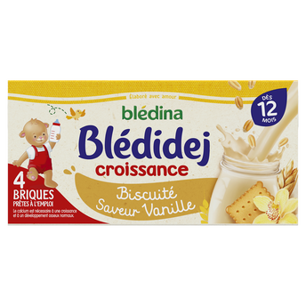 Image de Lait et céréales bébé biscuité vanille dès 12 mois BLEDIDEJ BLEDINA