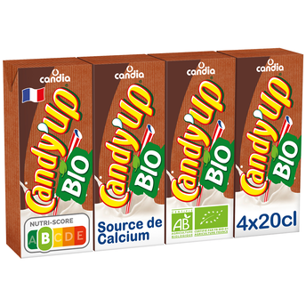 Image de Boisson lactée UHT arômatisé chocolat bio CANDY'UP