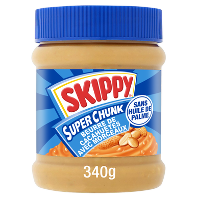 Beurre de cacahuète super crunch SKIPPY, 340g - Super U, Hyper U, U Express  