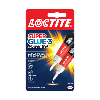 Image de Colle superglue 3 power flex RUBSON, 2x3g