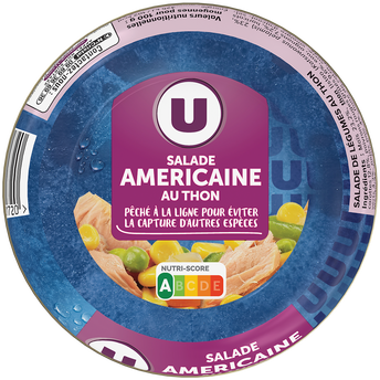 Image de U
Salade Américaine au thon pêché à la ligne  bol de 1/3
