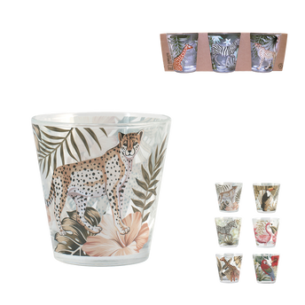 Image de Gobelets en verre SAVANA 25cl, 3 unités
