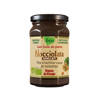Image de Pâte à tartiner bio sans lait NOCCIOLATA