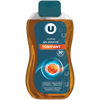 Image de U
Gel douche homme tonifiant, flacon