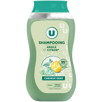 Image de U
Shampooing Cheveux gras, argile & citron
