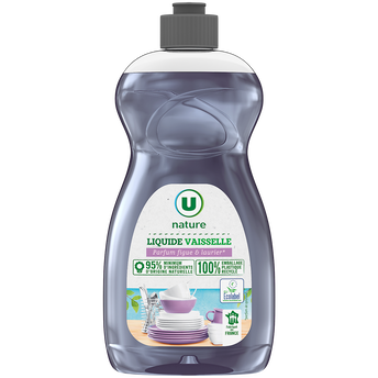 Image de U NATURE
Liquide vaisselle parfum figue/laurier