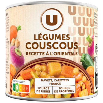 Image de U
Légumes pour couscous recette à l'orientale - Boîte