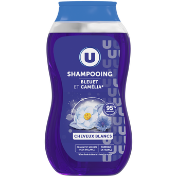 Image de U
Shampooing Cheveux blancs, bleuet & camélia