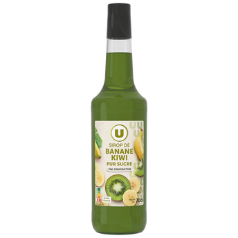 Image de U
Sirop de recette gourmande banane/kiwi bouteille de
