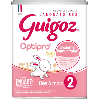 Image de Lait infantile en poudre 2ème âge 6-12M GUIGOZ OPTIPRO - Boîte