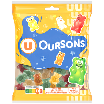 Image de U
Confiserie Oursons gélifiés - sachet de