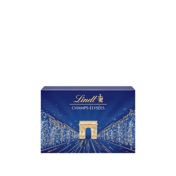 Image de Champs-Elysées assortiment de 17 bouchées de chocolats extra-fins aulait noirs et blancs fourrés LINDT