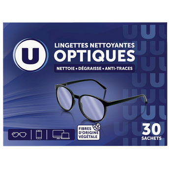 Image de U
Lingettes nettoyantes pour lunettes
