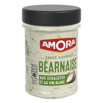 Image de Sauce gourmet béarnaise échalote vin blanc AMORA