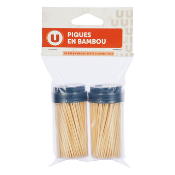 Image de U
Boîte de distribution de piques en bambou