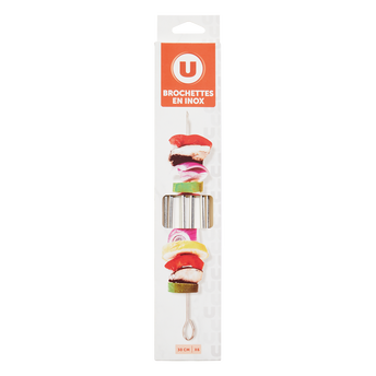 Image de U
Brochette en inox 30cm
