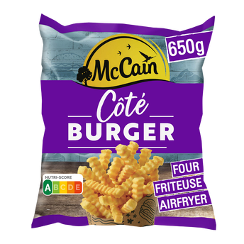 Image de Frites ondulées Côté Burger MCCAIN