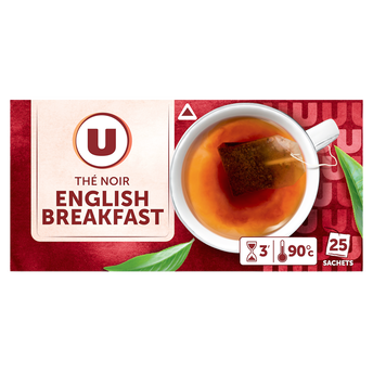Image de U
Thé English Breakfast  boîte de 25 sachets