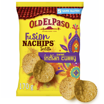 Image de Chips tortilla nachips Fusion curry OLD EL PASO