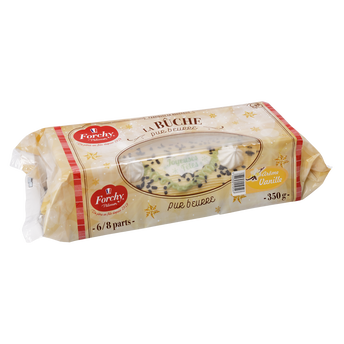 Image de Bûche pur beurre vanille FORCHY PATISSIER