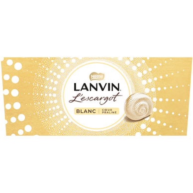 L'escargot chocolat blanc LANVIN, 164g - Super U, Hyper U, U Express 
