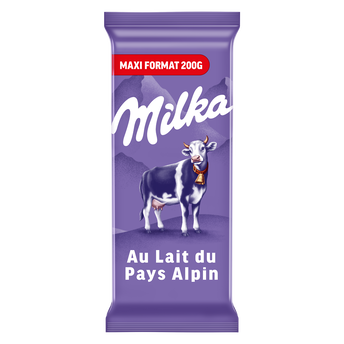 Image de Chocolat au lait MILKA - Tablette de