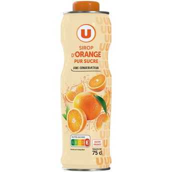 Image de U
Sirop d'orange bidon de