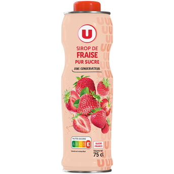 Image de U
Sirop de fraise  bidon de
