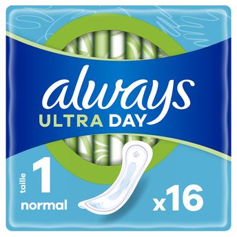 Image de Serviettes hygiéniques ultra jour normal taille 1 ALWAYS