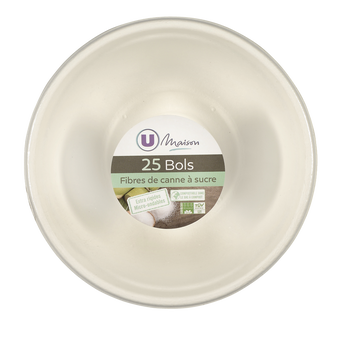 Image de U MAISON
Bol pulpe de canne à sucre 500ml