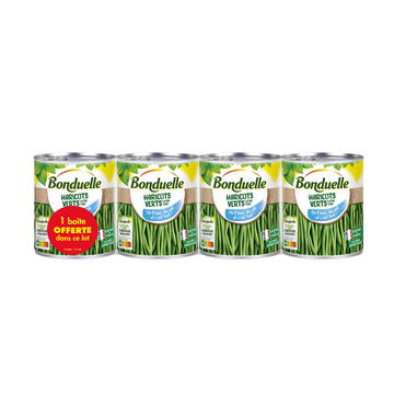 Bonduelle Haricots Verts Extra-fins Bonduelle - 4 Boîtes De 440g Net Égoutté